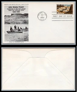 US FDC # 1374 6c John Wesley Powell Amer. Geo. M-1 1969, 9p9375 - Picture 1 of 1