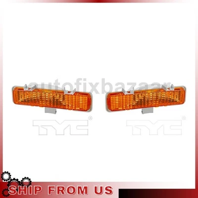 Conjunto de 2 luces de giro/estacionamiento delanteras para Chevrolet S10 1982 Foto 1 de 4