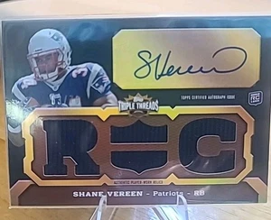 Shane Vereen RC Jersey Auto****2011 Topps Triple Threads **Patriots**, - Picture 1 of 2