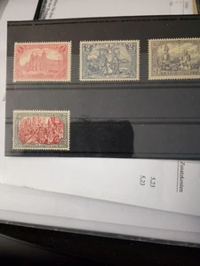 Briefmarken Deutsches Reich 63-66 Nachdruck Mit Gummi - Bild 1 von 1