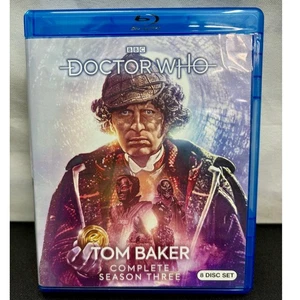 BBC Doctor Who Tom Baker (Fourth Doctor) Complete Season 3 Blu-Ray, 8 Disc Set - Imagen 1 de 8