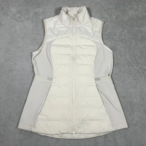 Gilet Lululemon donna 8 piumino avorio per tutto 700 imbottitura piuma d'oca zip intera - Foto 1 di 16