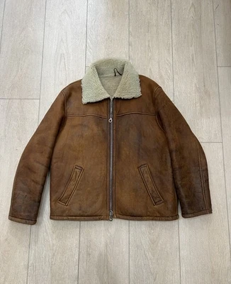 Vintage Marlboro Classics Shearling Sheep’s Skin Jacket  - Image 1 of 4