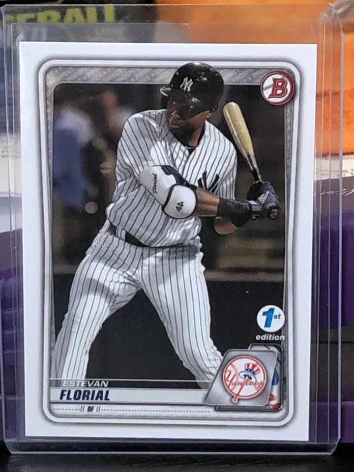 2020 Bowman 1st Edition #BFE-31 Estevan Florial - New York Yankees - Image 1 of 2