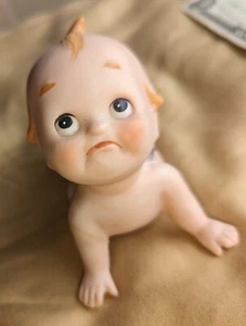 ‼️VTG RARE HTF‼️Collectable Lefton KW228 Kewpie Pouting Baby Figurine 4 1/2" ❇️ - Picture 1 of 14