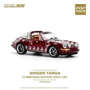 Pop Race Singer Targa *2023 Edizione Natale Rosso 1:64 - Foto 1 di 3