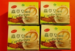 4er PACK LONGREEN 4 IN 1 CORDYCEPS KAFFEE, JE 10 BEUTEL - Bild 1 von 8