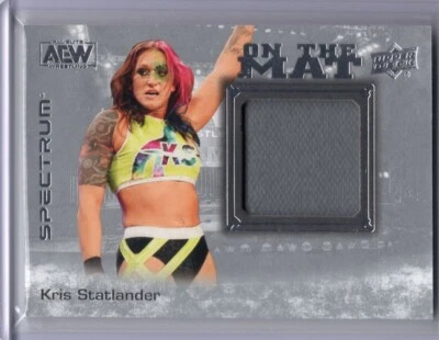 2021 Upper Deck AEW Spectrum On The Mat Relic #OTM-6 Kris Statlander - Image 1 of 2