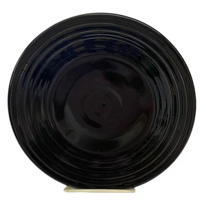 Fiesta Luncheon Plate 9" Black Post 86 Contemporary HLC Retired 2014 - Picture 1 of 3
