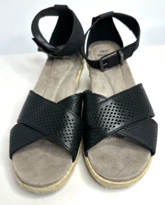 Earth Origins Women's Platinum Naples Natasha Leather Sandals Size 9.5 M US - Image 1 of 4