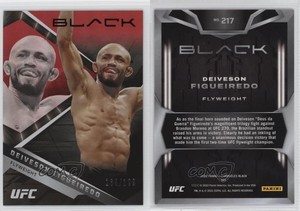 2022 Panini Chronicles UFC Black Red /199 Deiveson Figueiredo #217