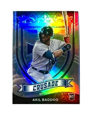 2021 Chronicles Akil Baddoo Rookie Crusade Silver Prizm Parallel #14  TIGERS - Image 1 of 2