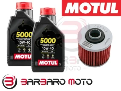 Yamaha XV 250 Virago 1994 1995 1996 Servicio (2 MOTUL 5000 10W40 + Filtro Aceite) Foto 1 de 2