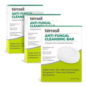 Jabón antimicótico terrasil, cuidado y alivio de síntomas de tiña inguinal, atletas f... - Imagen 1 de 5