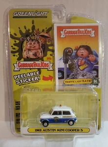 GreenLight Garbage Pail Kids 1962 Austin Mini Cooper S Traffic Lady Katie New - Picture 1 of 8