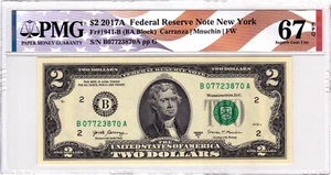 Mazuma *GN849 PMG USA 2017 $2 B07723870A MS67EPQ - Picture 1 of 2