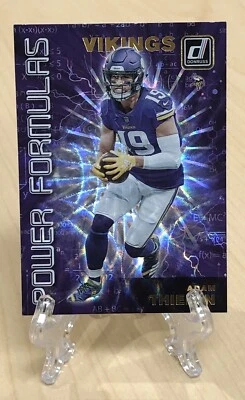 2019 DONRUSS POWER FORMULAS ADAM THIELEN #PF10 MINNESOTA VIKINGS - Image 1 of 2