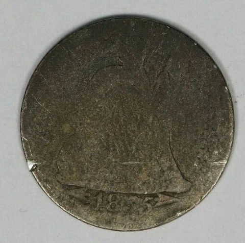 1855 10C Silver Seated Liberty Dime Arrows Circulated US Coin Cover