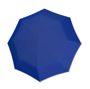 Doppler Kids Manual Compact Light Up Reflective Blue Rain Umbrella - Picture 1 of 2