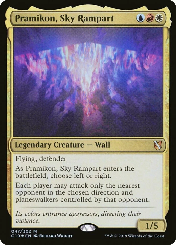 *FOIL* PRAMIKON SKY RAMPART NM Commander 2019 mtg Gold - Mythic - Image 1 of 1