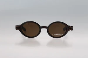 Lagerfeld 4131 20 Vintage 90s tortoise circle round sunglasses mens & women NOS - Picture 1 of 10