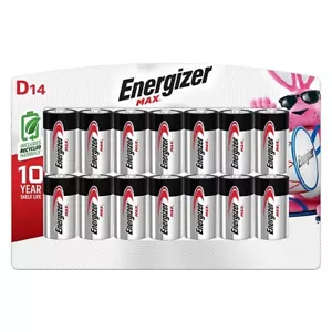 Energizer MAX D Batteries, D Cell Alkaline Batteries - Picture 1 of 5