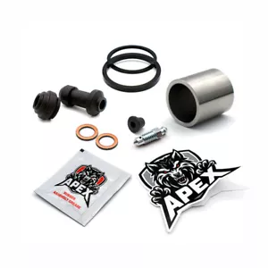 Kawasaki KDX200 E5 1993 rear brake caliper piston & seal repair service kit - Picture 1 of 6