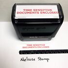 Time Sensitive Documents Enclosed Rubber Stamp Red Ink Self Inking Ideal 4913