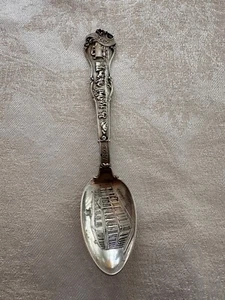 Antique ST LOUIS MO LOUISIANA PURCHASE EXPO Sterling Souvenir Spoon 1903 - Picture 1 of 15
