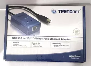 TRENDnet TU2-ET100, USB 2.0 To 10/100Mbps Fast Ethernet Adapters. - Picture 1 of 3