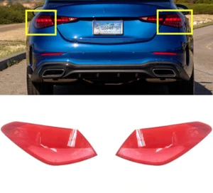 For Benz C-Class W206 22-2024 Replace Left+Right Outer Side Taillight Lens Cover - Picture 1 of 8