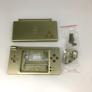 Gold The Legend of Zelda Housing Shell+Screwdriver Kit for Nintendo DS Lite NDSL - Picture 1 of 9