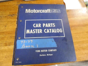 1973-1979 Ford Coche Maestro Partes Catalog 0-60, 000 Y Suave Recortar Completo - Imagen 1 de 9