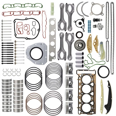 Kit de varillas de pistones de reconstrucción de revisión de motor MaXpeedingrods para Audi A4 Q5 VW 2.0T Foto 1 de 4