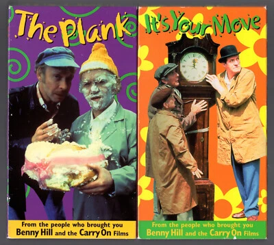 **Eric Sykes** The PLANK (1979) RHUBARB, RHUBARB (1980) British Comedy 2 VHS LOT - Image 1 of 3