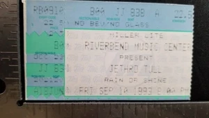 JETHRO TULL / IAN ANDERSON - VINTAGE SEPTEMBER 10, 1993 CONCERT TOUR TICKET STUB - Foto 1 di 1