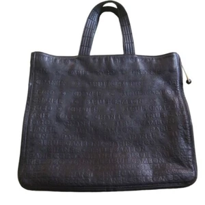 Chanel Tasche Schultertasche Leder Tote gebraucht schwarz große Größe 100% original - Bild 1 von 11