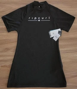 Nuevo Nuevo con Etiquetas Rip Curl Rash Guard Top Camisa Negra Para Mujer XS Surf Water - Imagen 1 de 3