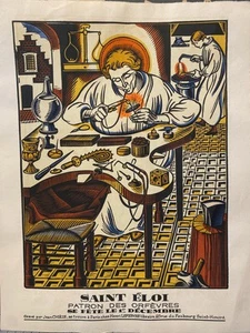 Saint Eloi, patron des orfèvres , Jean Chièze, 1940. - Picture 1 of 1