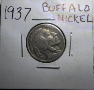 1937 Buffalo Nickel  - Picture 1 of 3