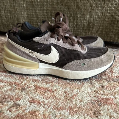 Nike Zapatos Niños 13C Waffle One DC0480-200 Marrón Informal Tenis Niños Con Cordones Foto 1 de 4