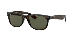 RAY BAN | NEW | NEW WAYFARER LARGE | 2132 902 - 58 | TORTOISE | GREEN - Picture 1 of 4