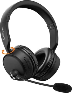 Auriculares Bluetooth con Micrófono 60H Doble Conexión Inalambricos Trabajo PC - Imagen 1 de 12