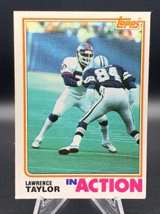 🏈1982 Topps #435 Lawrence Taylor In Action Rookie Card RC🏈Near Mint🏈 - Picture 1 of 4