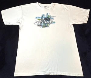 VTG Tony Hawk Men's Size Large White Graphic Tee Shirt Skater Skateboard Y2K 90s - Picture 1 of 8