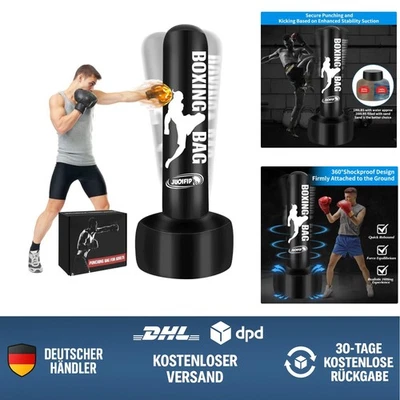 Boxsack Erwachsene 180Cm Aufblasbare Boxsack Stehend Freistehende Kickboxen Fit - Bild 1 von 4