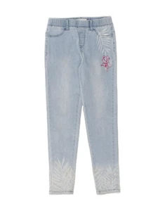 Jeans Legging DESIGUAL Niñas 11-12 Años W26 L26 Azul Floral Algodón AF07 - Imagen 1 de 3