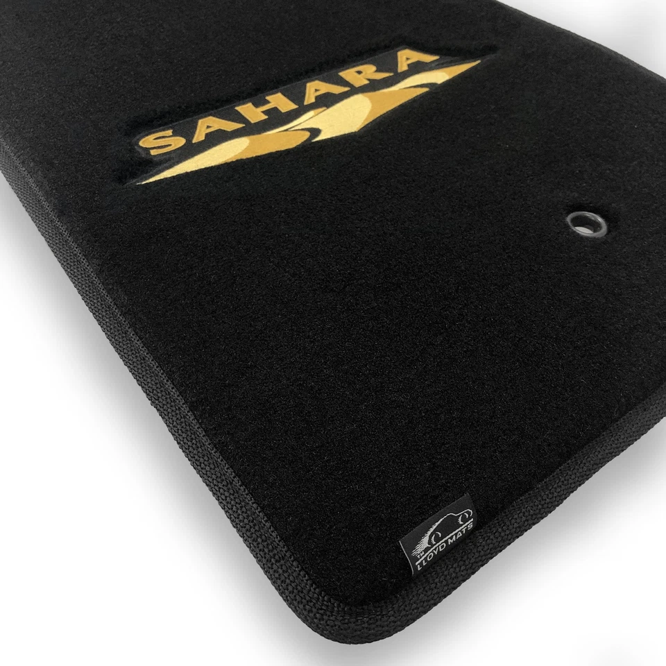 Lloyd Mats 4PC Set for 2007-2010 Jeep Wrangler JK 4-Door, Black - Imagem 1 de 4