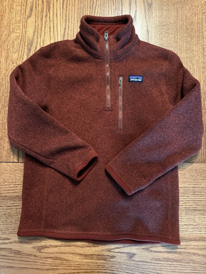 PATAGONIA BOYS' BETTER SWEATER 1/4-ZIP FLEECE Pullover Size S - Image 1 of 4