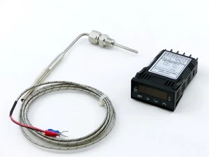 EGT digital Abgastemperatur Anzeige SET mit ALARM Gauge Sonde bis 1200°C 16V ROT - Bild 1 von 6